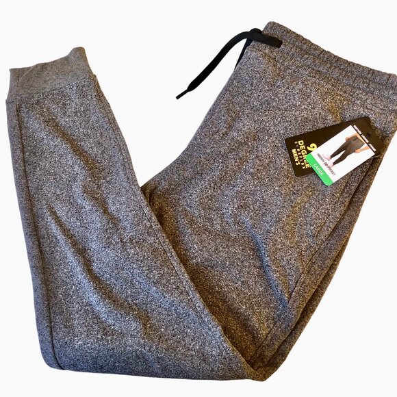 90 Degree Sweatpants By Reflex Lounge Jogger Zip Pockets Gray Mens Large NEW - Picture 3 of 11